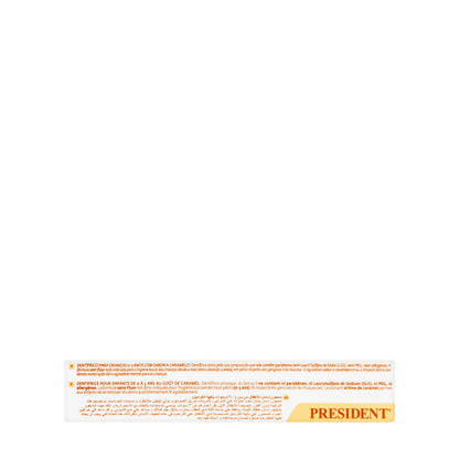 President Baby 0-3 Years Caramel Toothpaste 30ml
