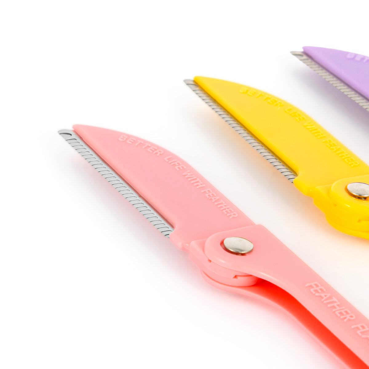 Feather Flamingos Eyebrow Shaving Blades 3Pieces