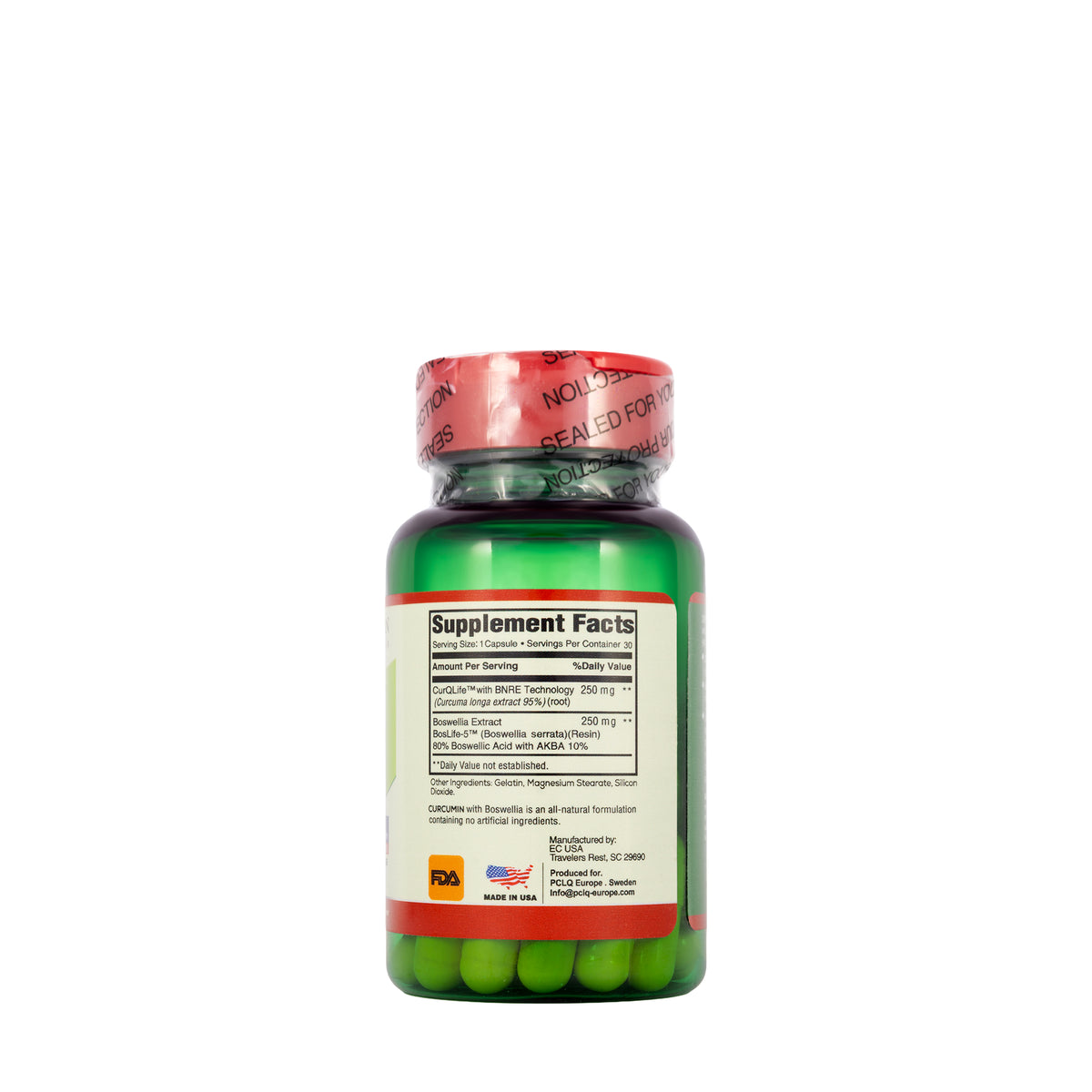 Human Essentials Curcumin with Boswellia 30 Capsules