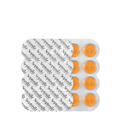 Septosilz Orange With Vitamin-C 24 Lozenges
