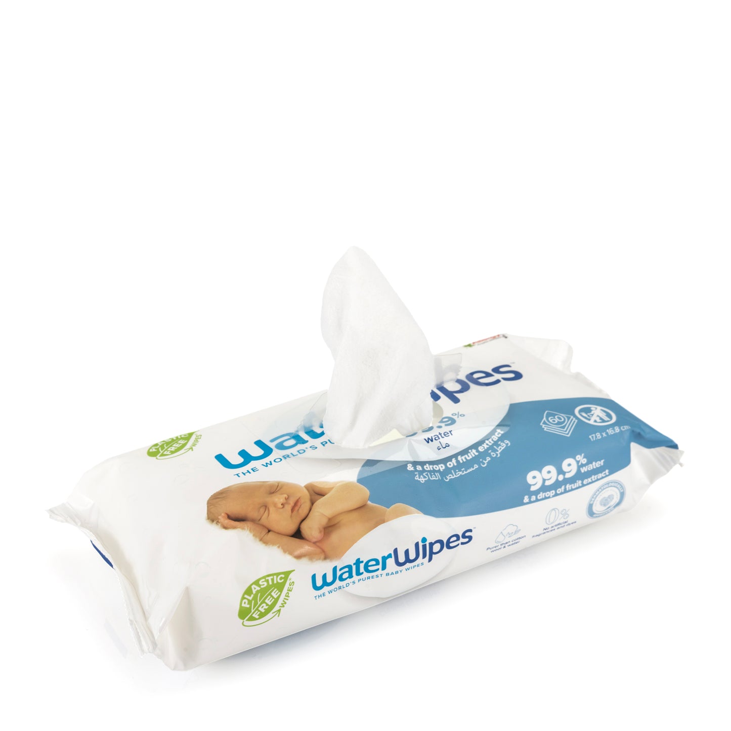 Water wipes Baby Wipes 60 Pieces