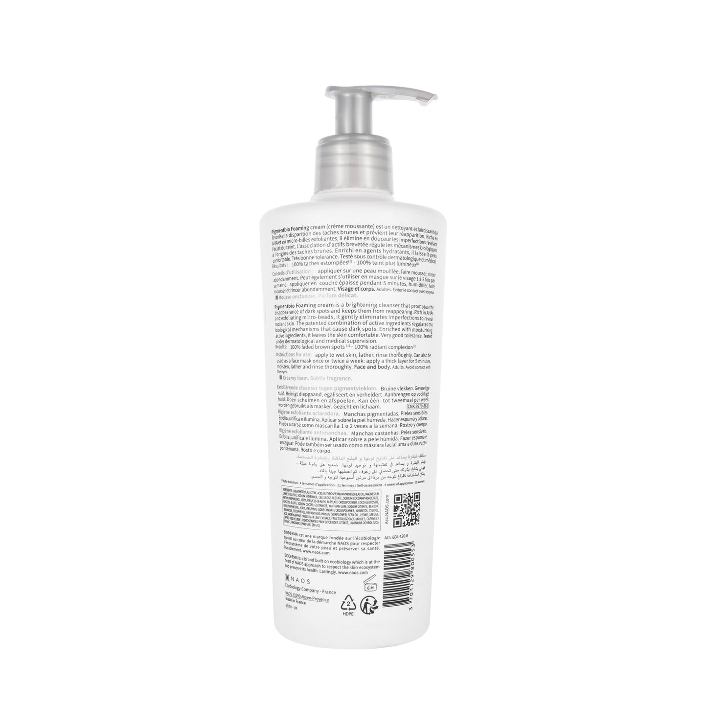 Bioderma Pigmentbio Foaming Cream 500 Ml