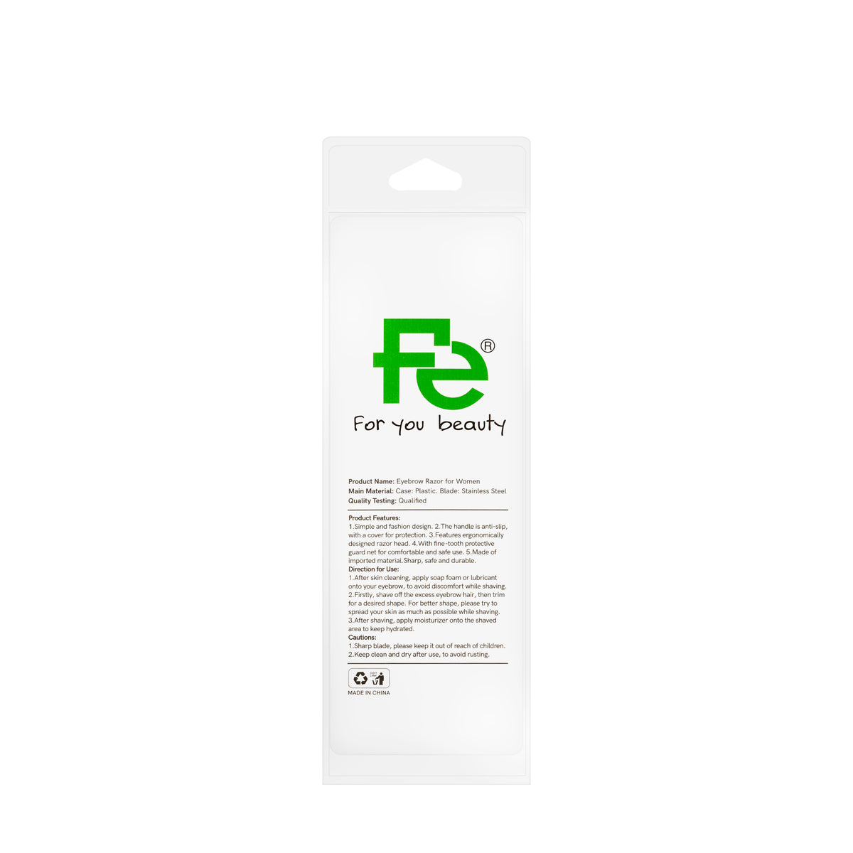 Fe [Tinkle] Eye Brow Razor 3 Pieces