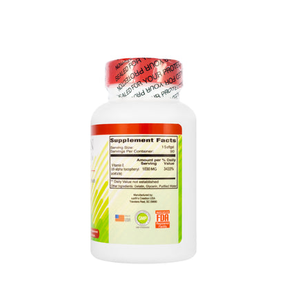 Human Essentials Vitamin E 1000IU 90 Tablet