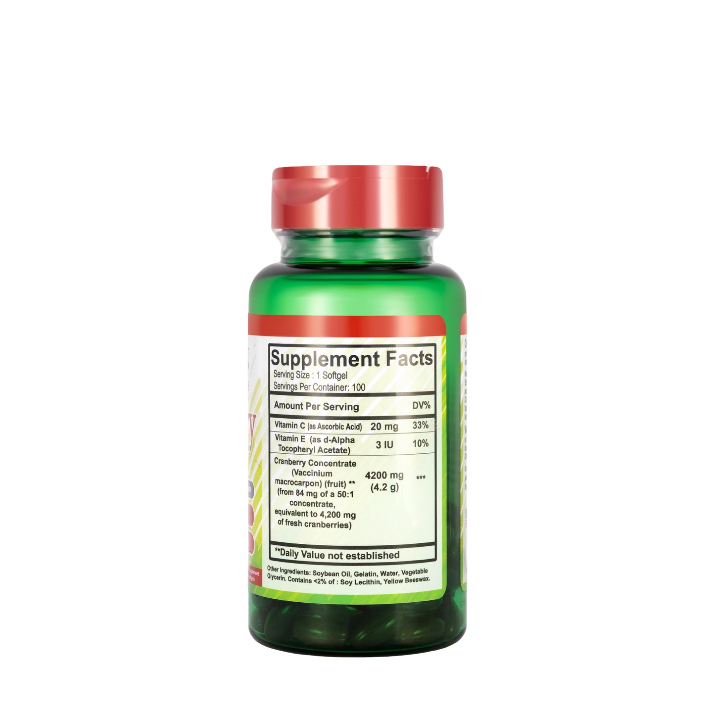 Human Essentials Cranberry 4200 mg 100 Tablet