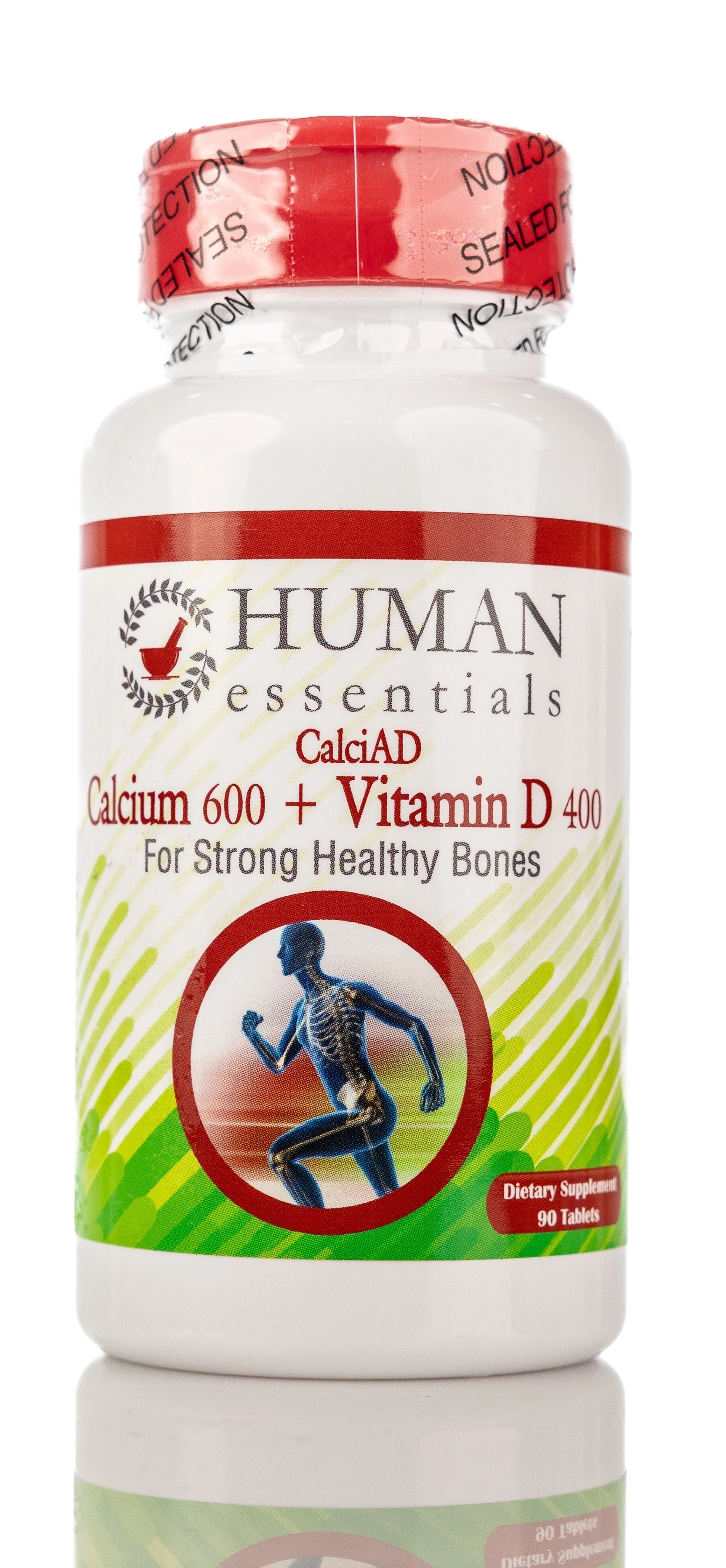 Human Essentials Calcium 600 + Vitamin D 400IU 90 Tablet
