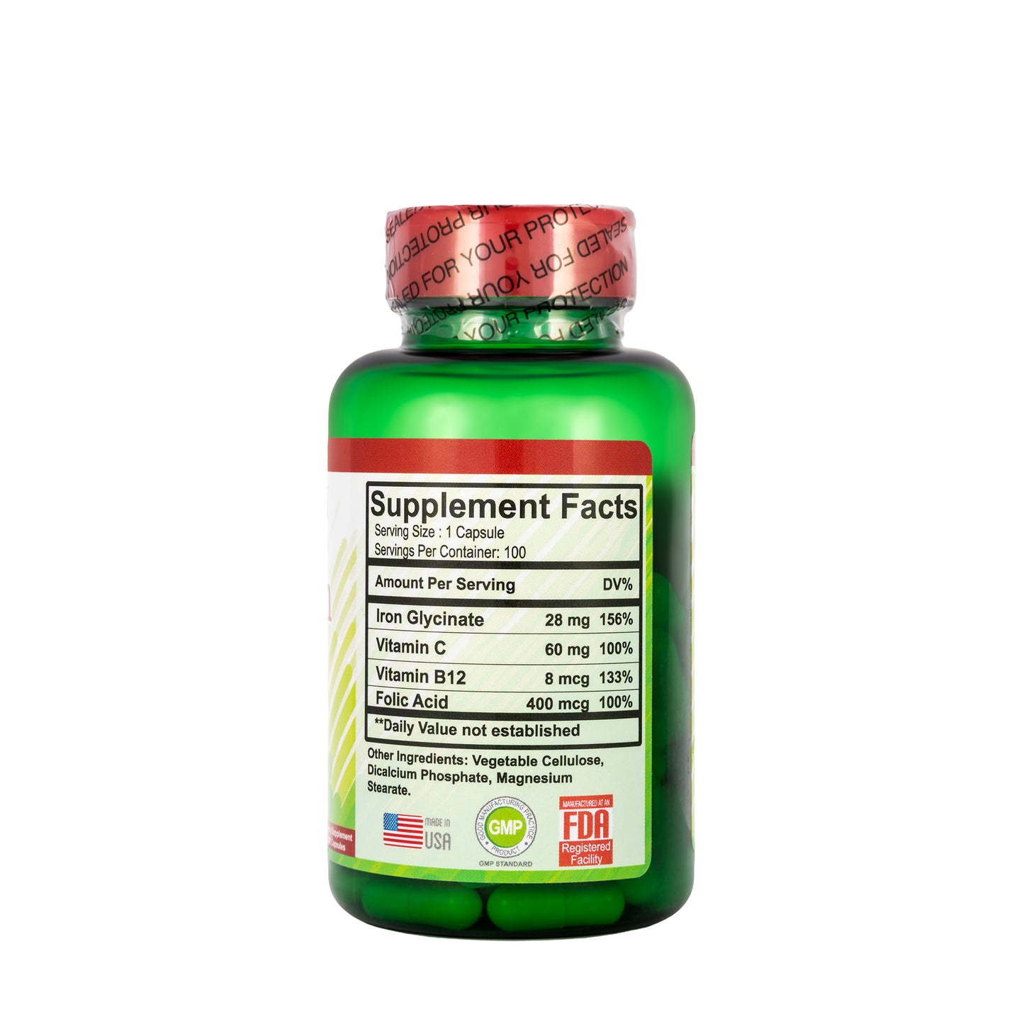 Human Essentials Easy Iron 100 Capules