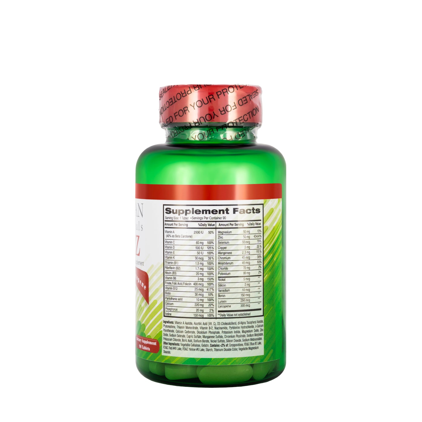 Human Essentials A Thru Z (multivitamins and Minerals) 90 Tablet