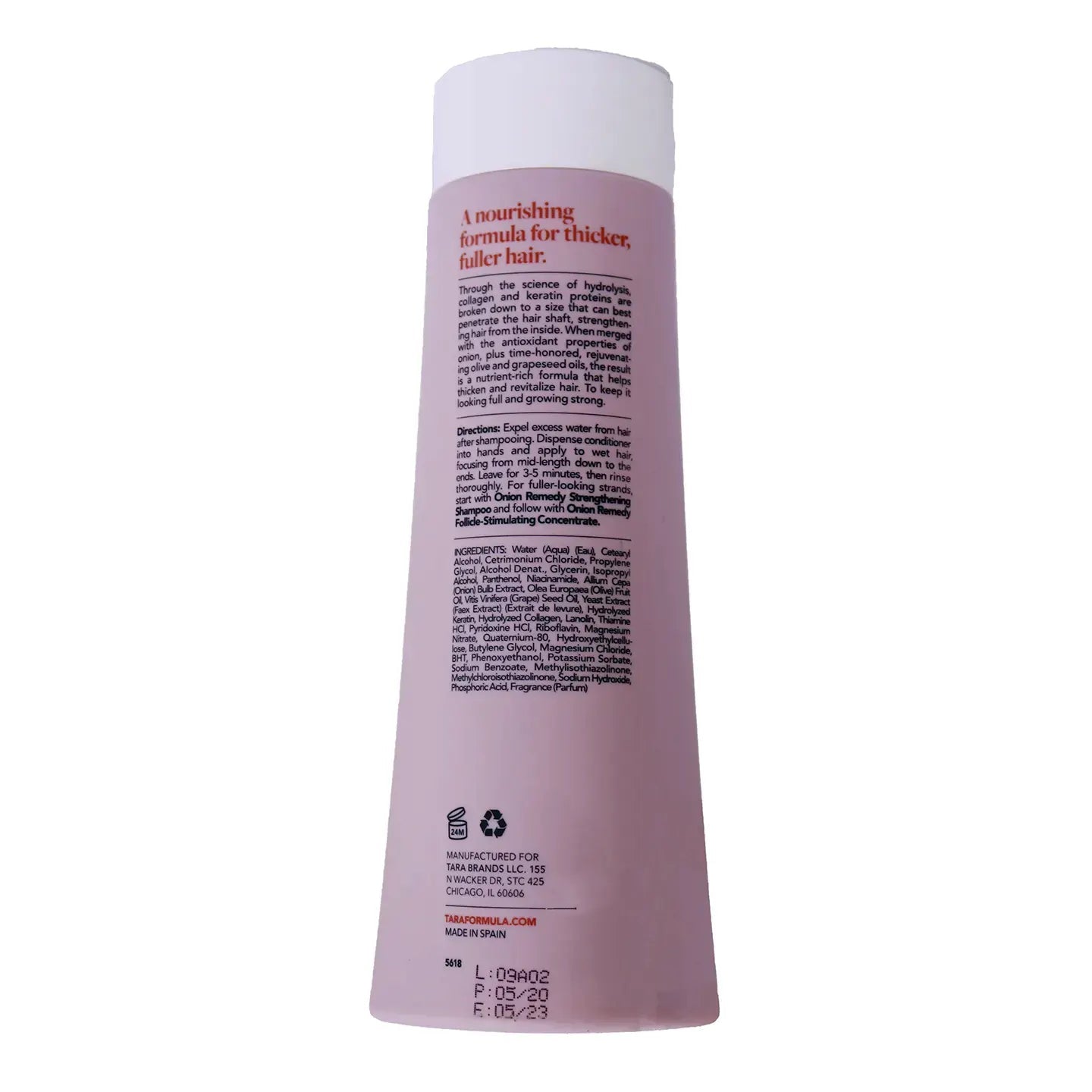 Tara Onion Remedy Conditioner 250 Ml