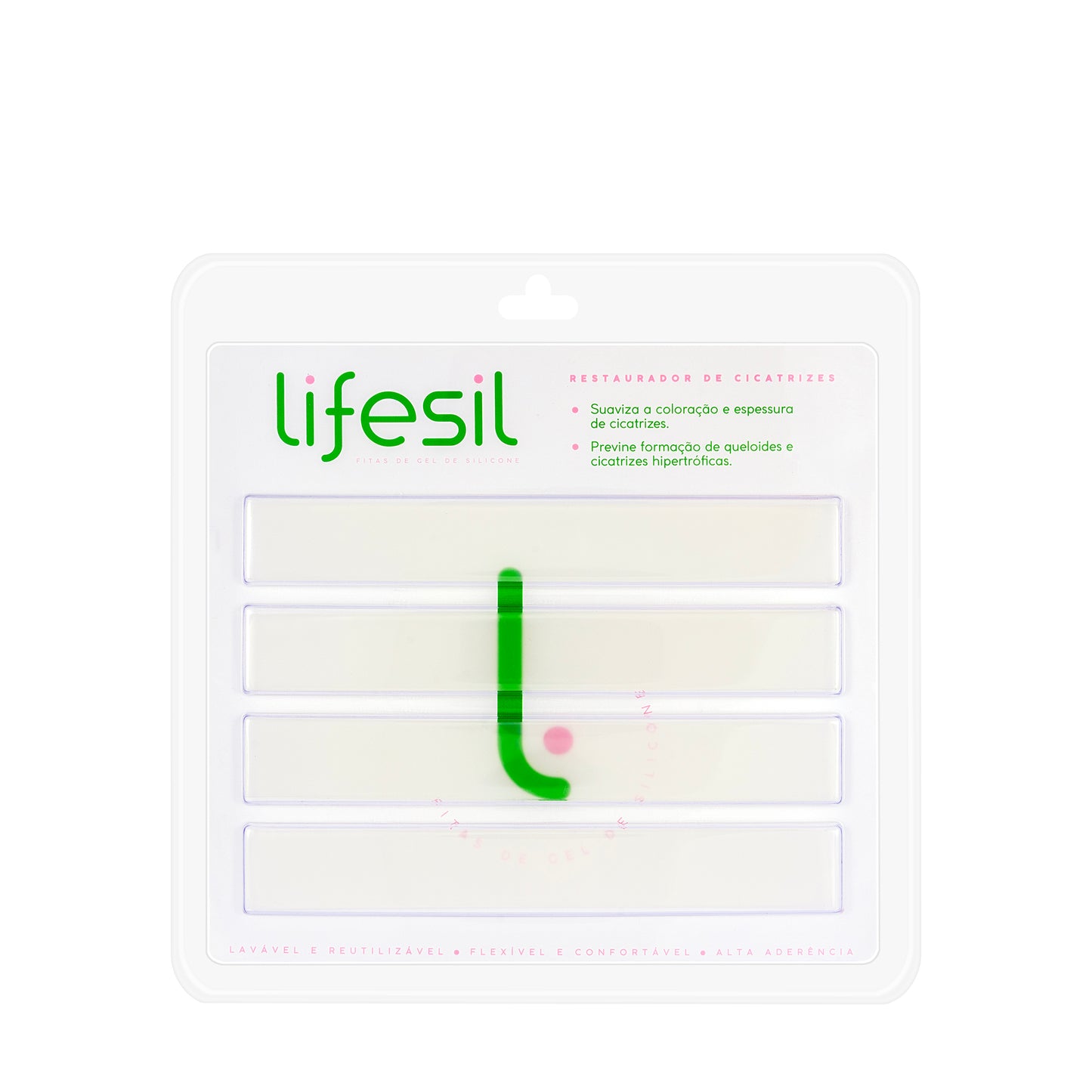 Lifesil Silicon Scar Gel Sheet 15X2 Cm 4 Piece