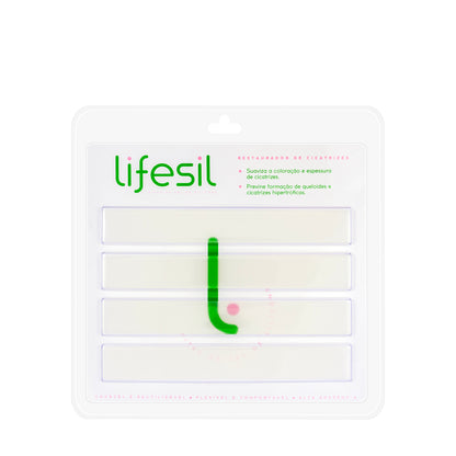 Lifesil Silicon Scar Gel Sheet 15X2 Cm 4 Piece