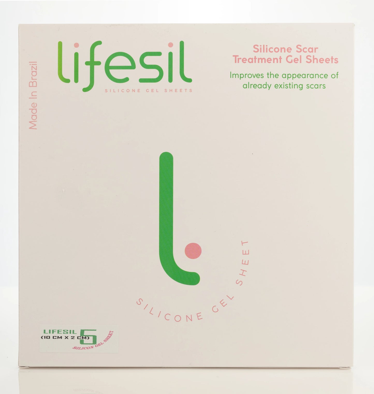 Lifesil Silicon Scar Gel Sheet 10X2 Cm 5 Piece