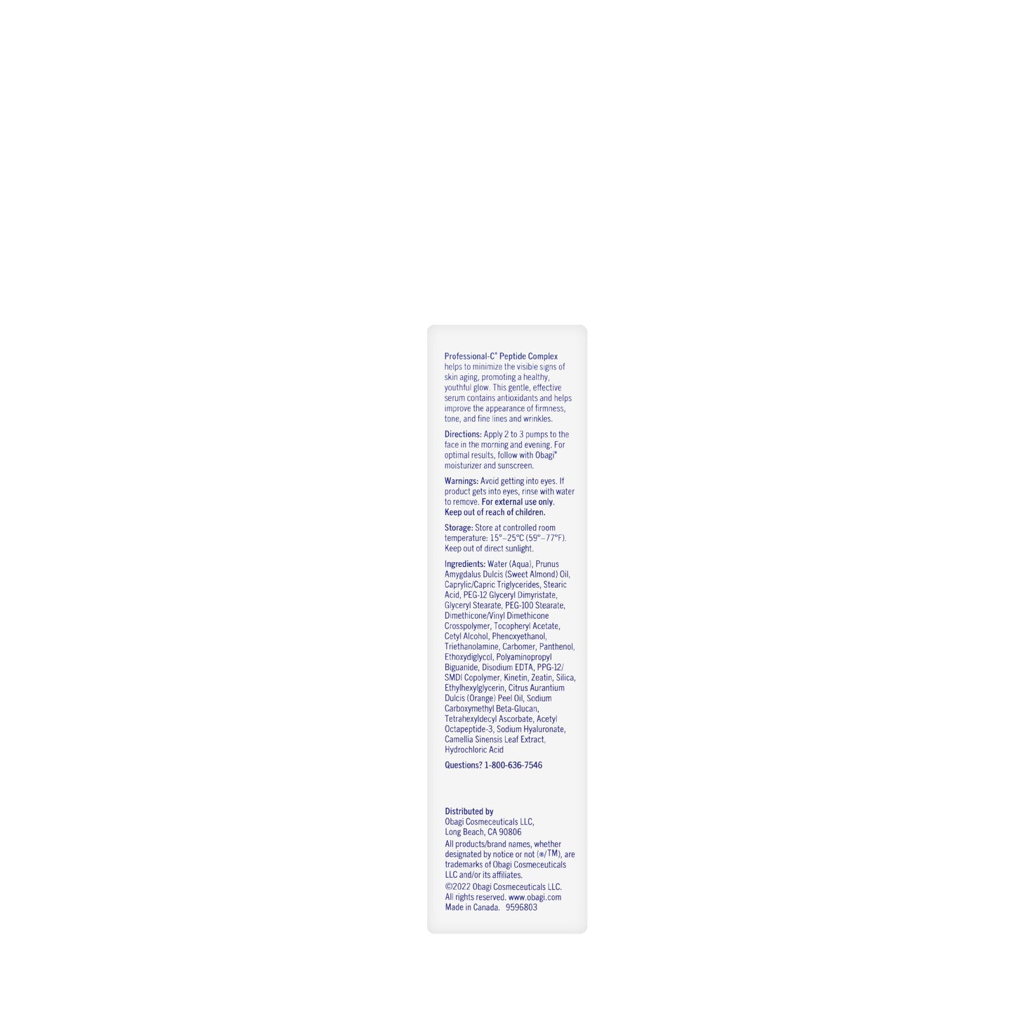 Obagi Professional-C Peptide Complex Serum 30 ml