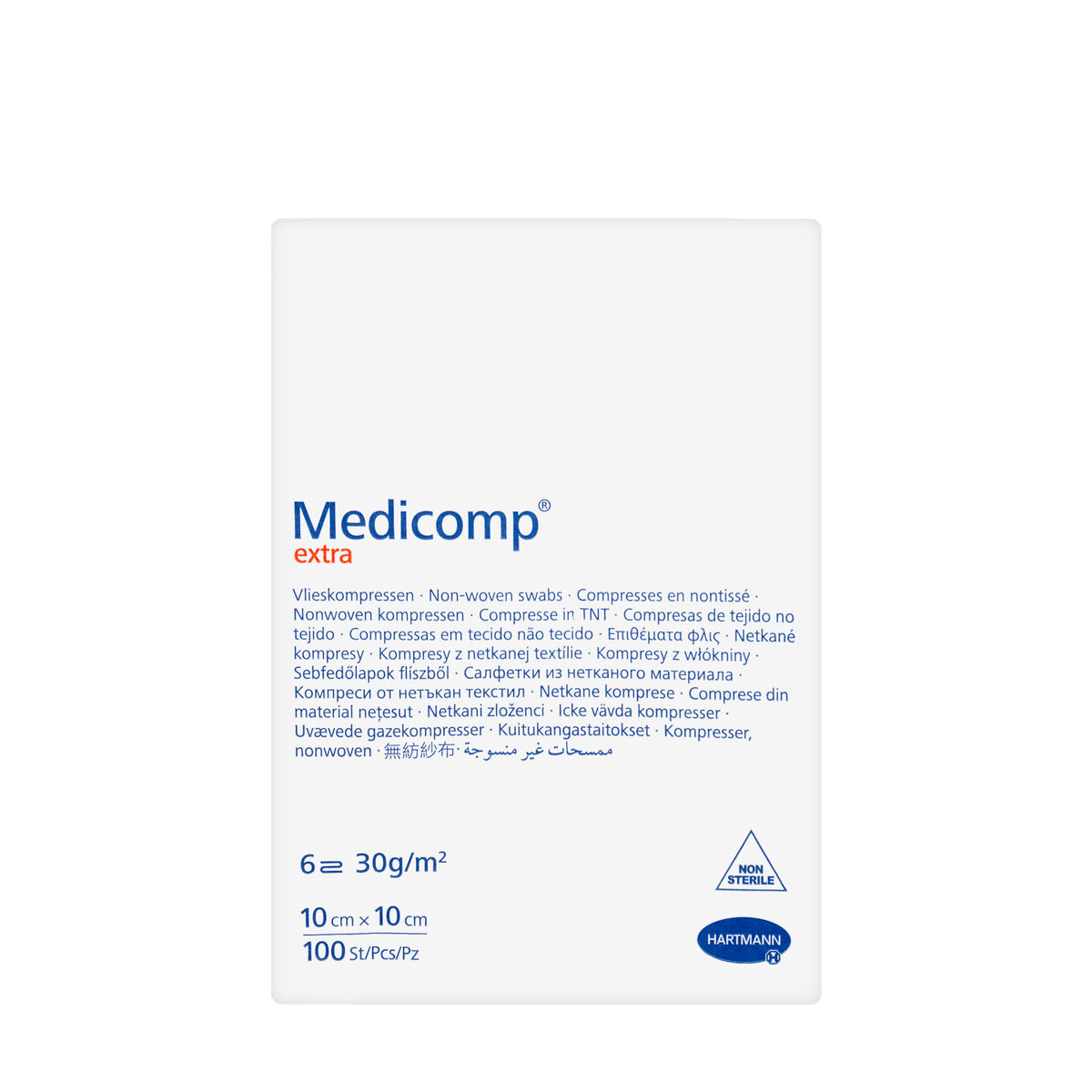 Hartmann Medicomp Extra 10X10Cm 100 Pieces