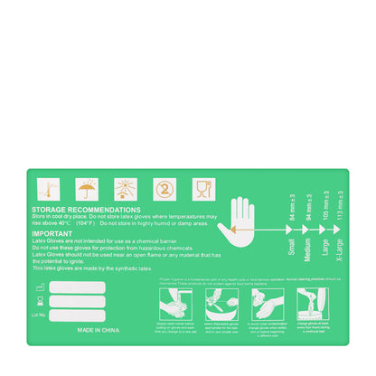 Medipro Latex Gloves Powder Free [Large]100 Pieces
