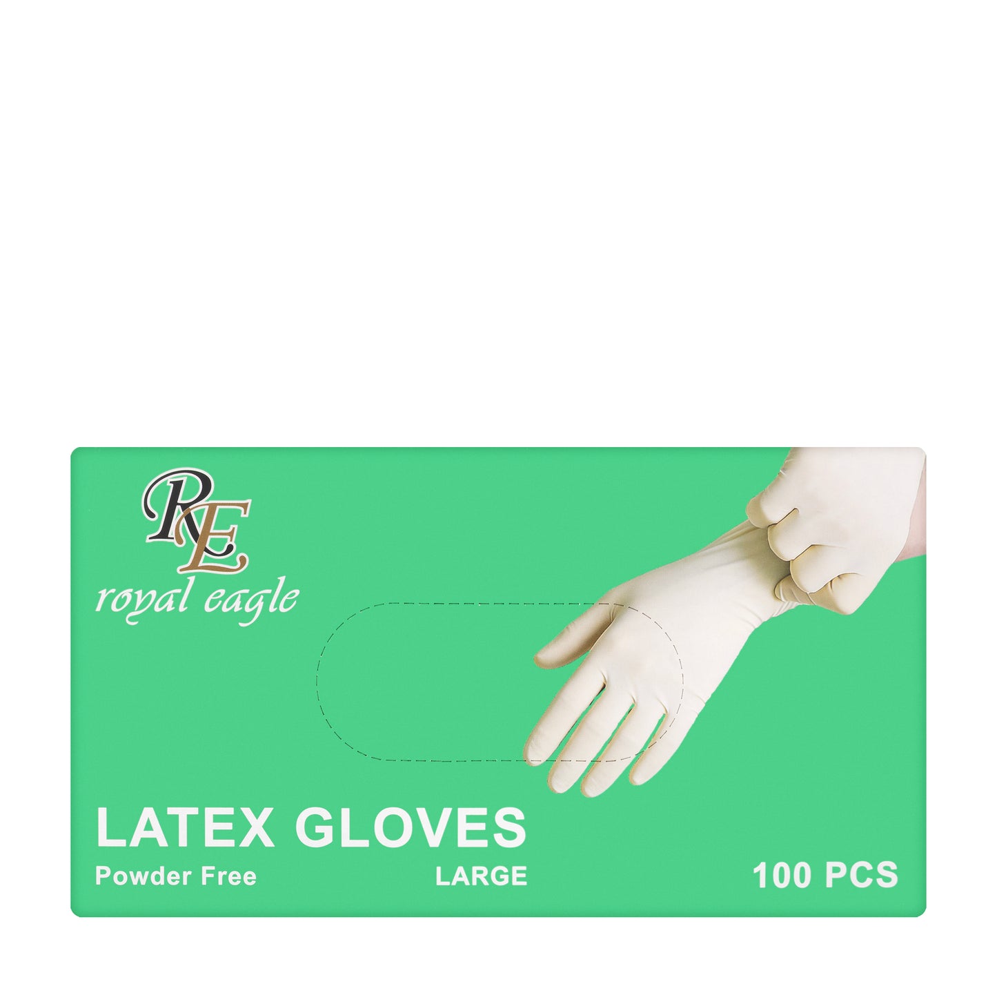 Medipro Latex Gloves Powder Free [Large]100 Pieces