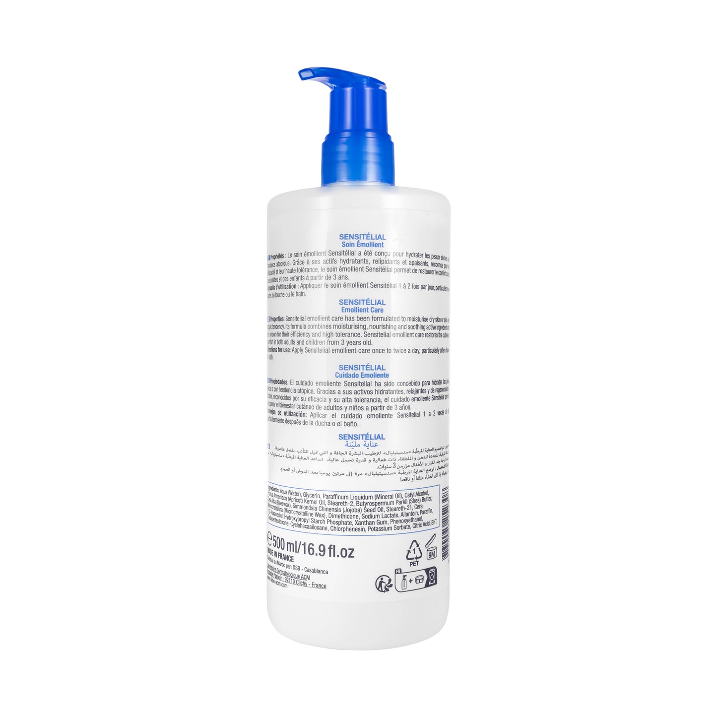 ACM Sensitelial Emollient Care 500 Ml