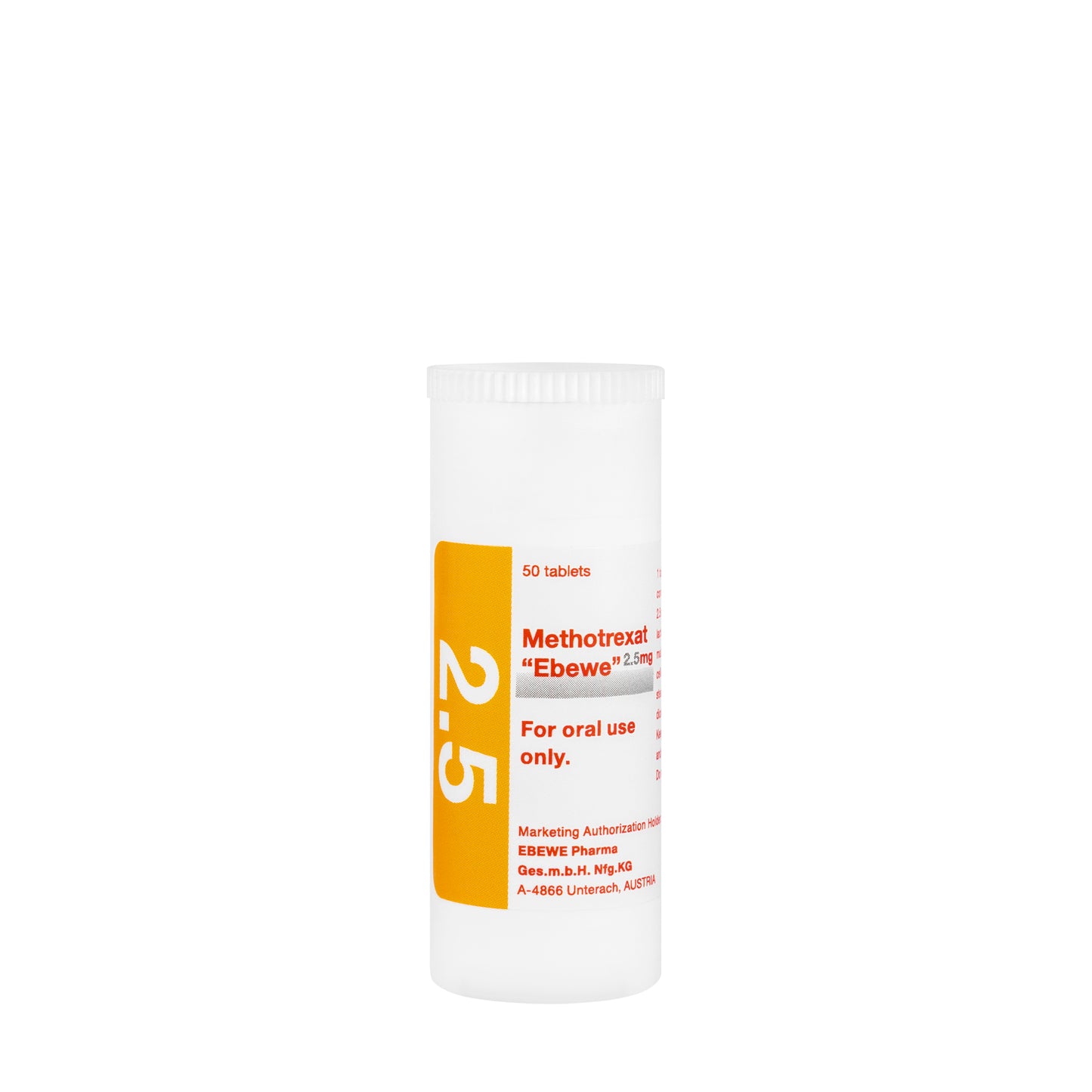 Methotrexat Ebewe 2.5Mg 50 Tablets
