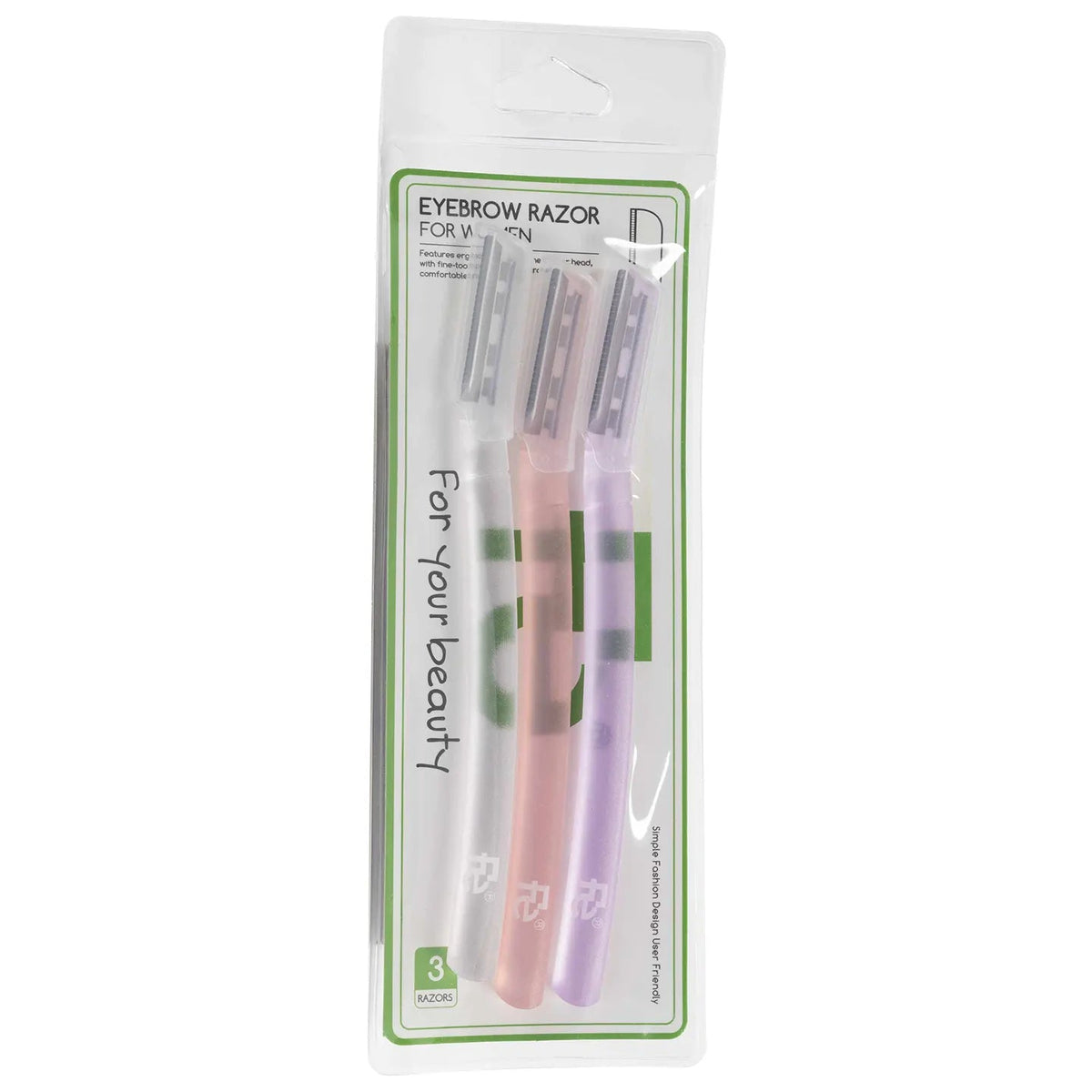 Eyebrow Razors 3 Pieces [Rinkle]