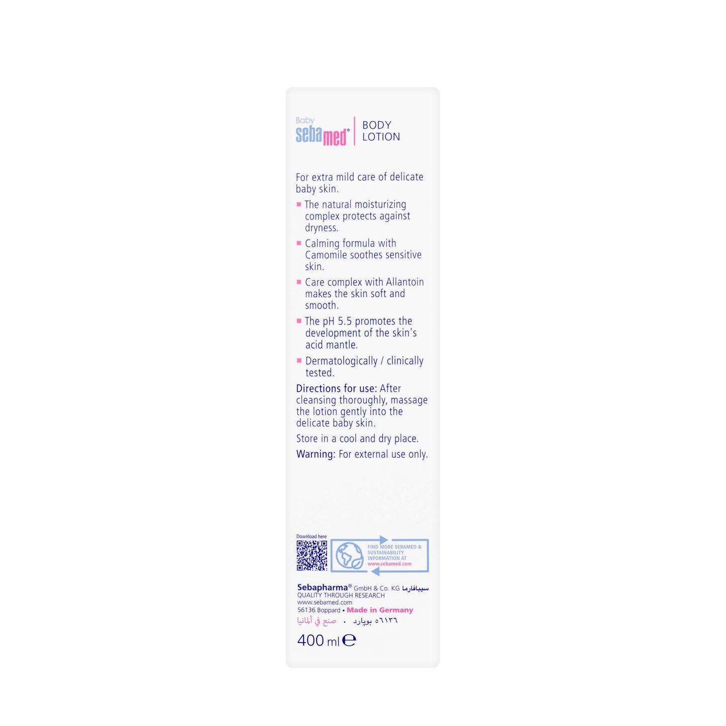 Sebamed Baby Lotion 400 ml Pump