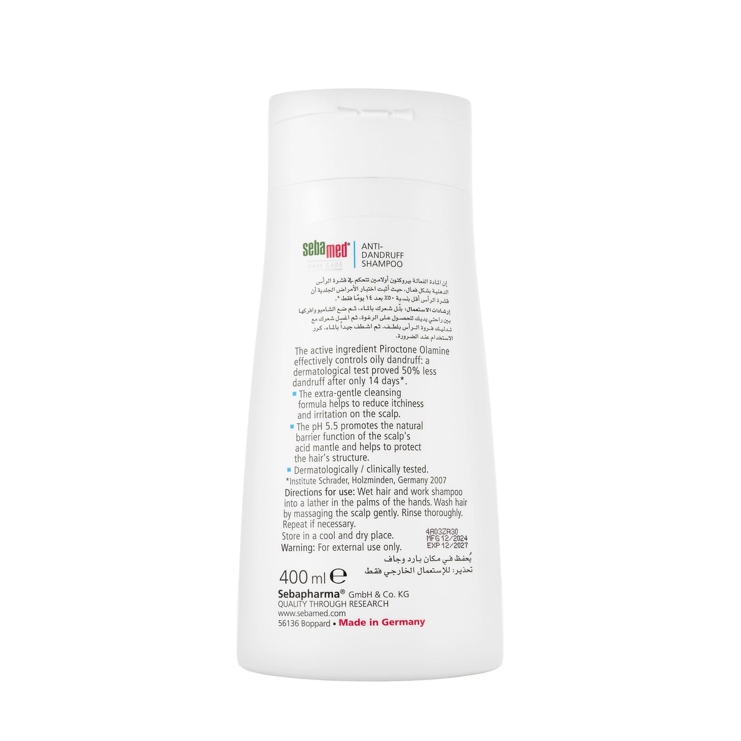 Sebamed Anti Dandruff shampoo 400 ml