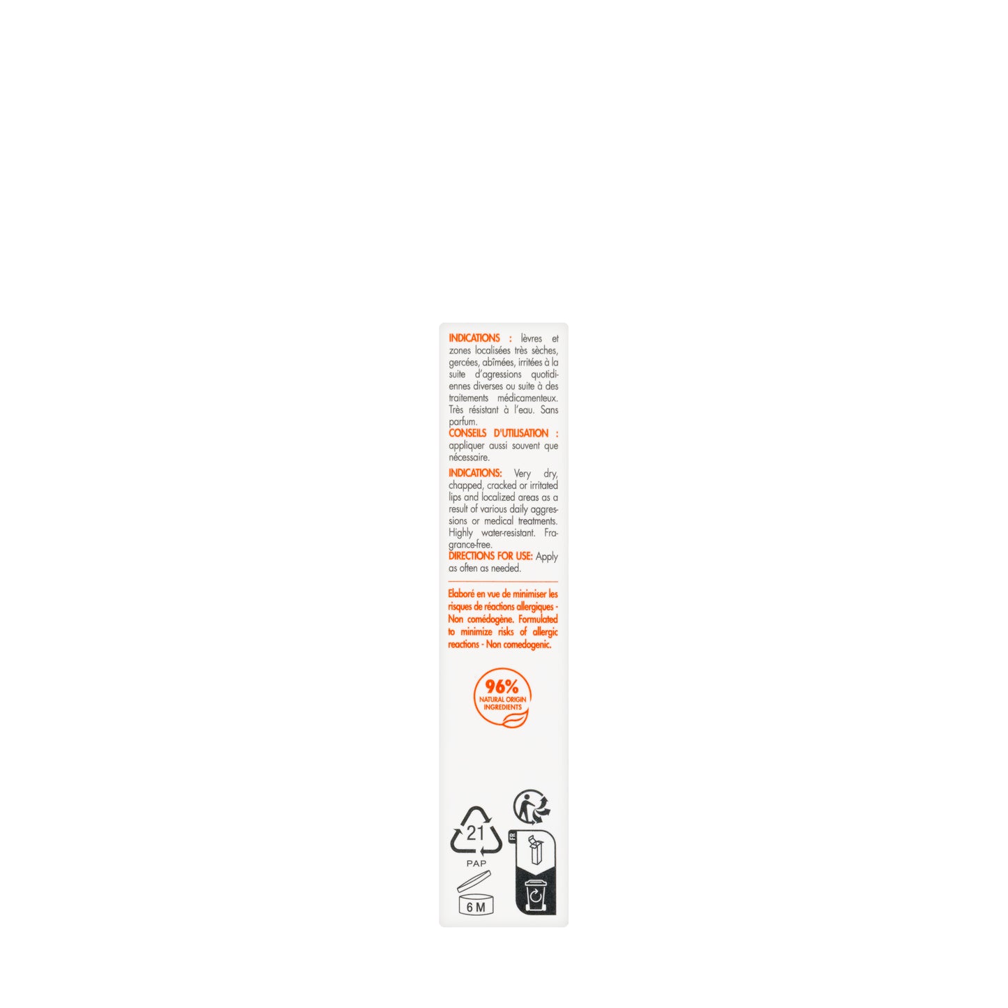 Avène Cicalfate Lips Repair Balm 10 Ml