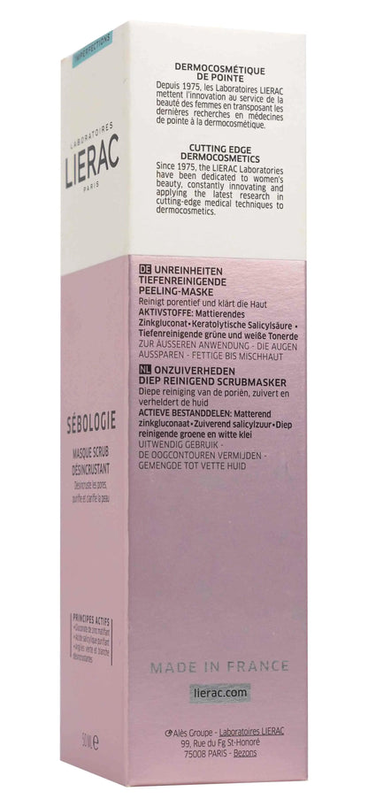 Lierac Sebologie Deep Cleansing Scrub Mask 50 Ml