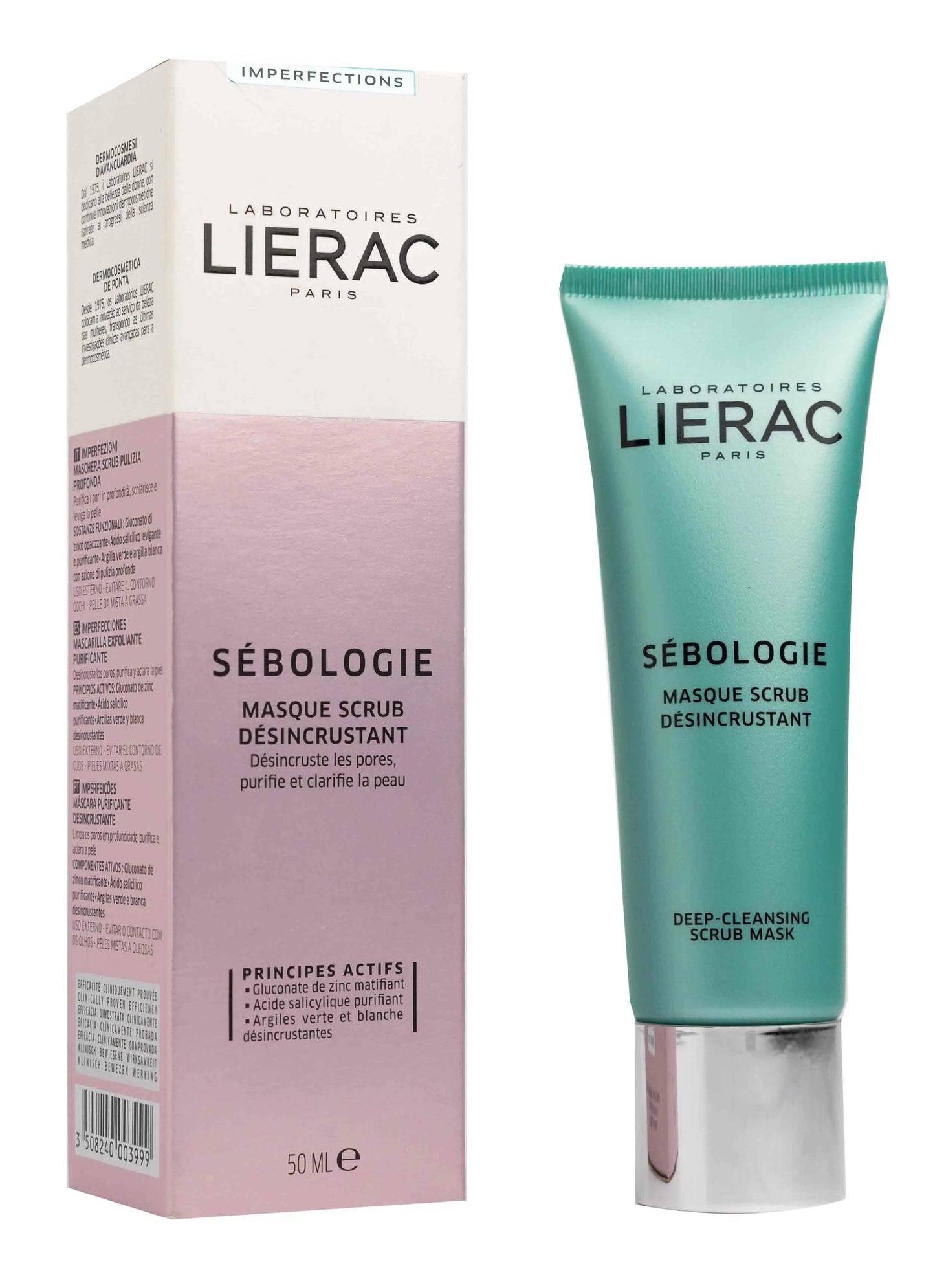 Lierac Sebologie Deep Cleansing Scrub Mask 50 Ml