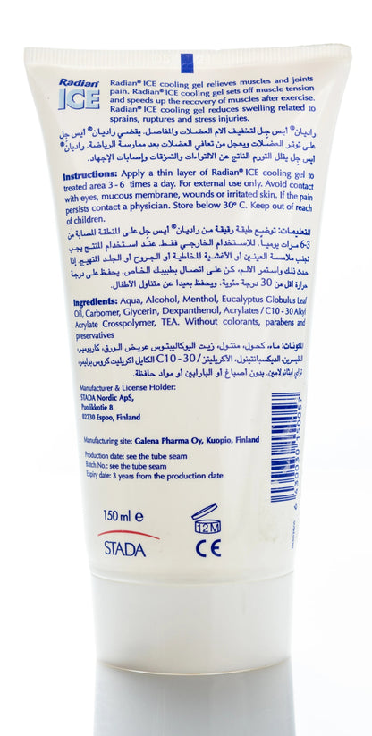 Radian Ice Gel Tube 150Ml