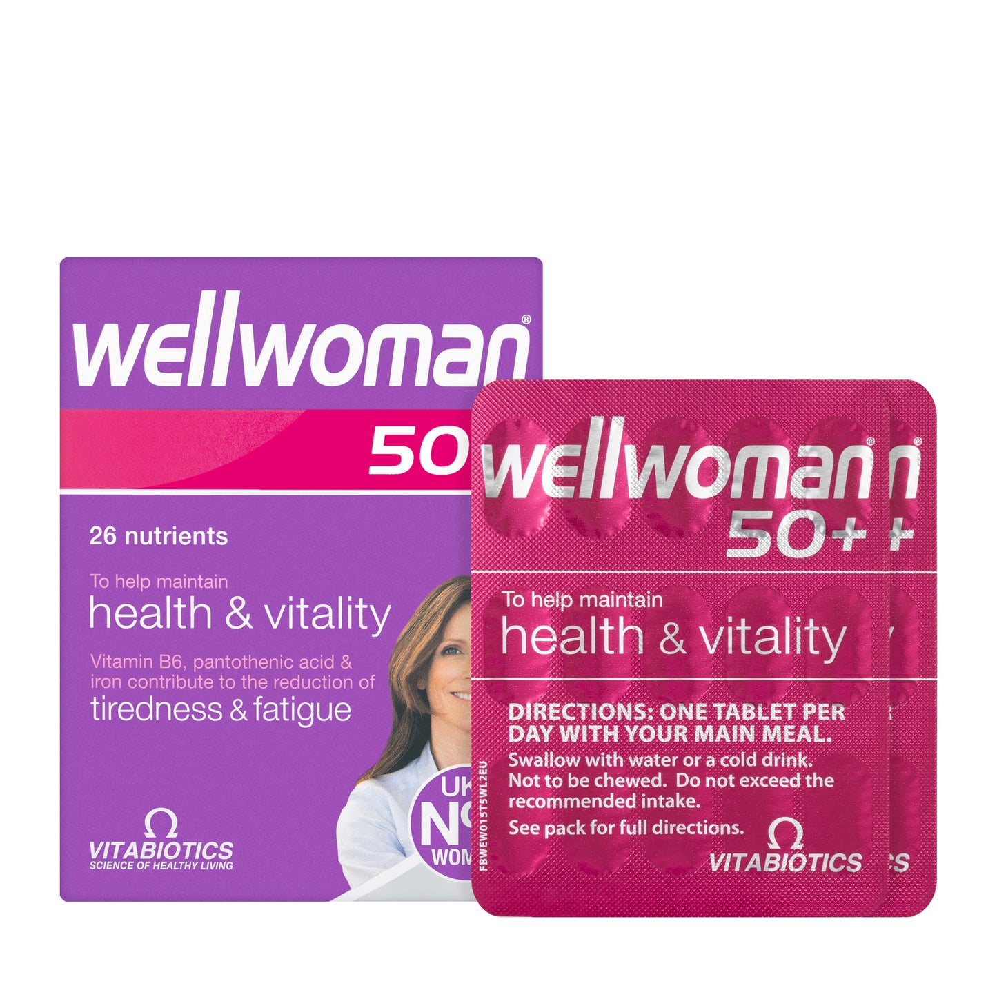Vitabiotics Wellwoman 50+ 30 Tablets