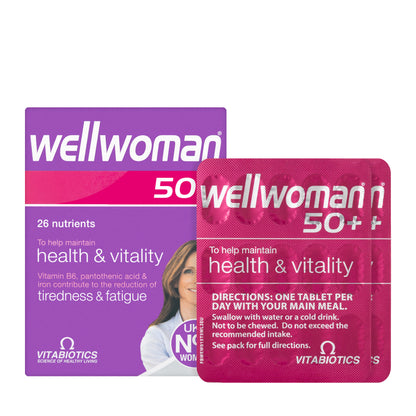 Vitabiotics Wellwoman 50+ 30 Tablets