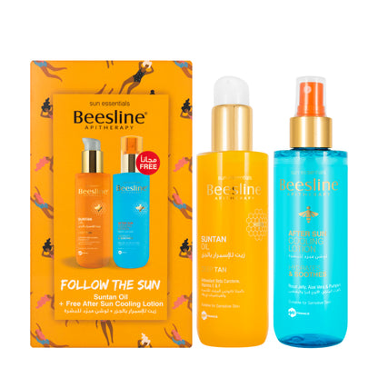 Beesline Sun Tan Oil 200 Ml + Beesline After Sun Cooling Spray 200 Ml Offer Pack
