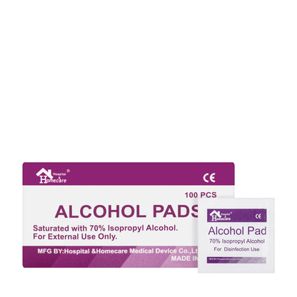 Alcohol Swab 100 Pieces [Homecare]