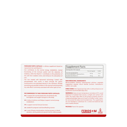 Ferosom Forte 20 Capsule