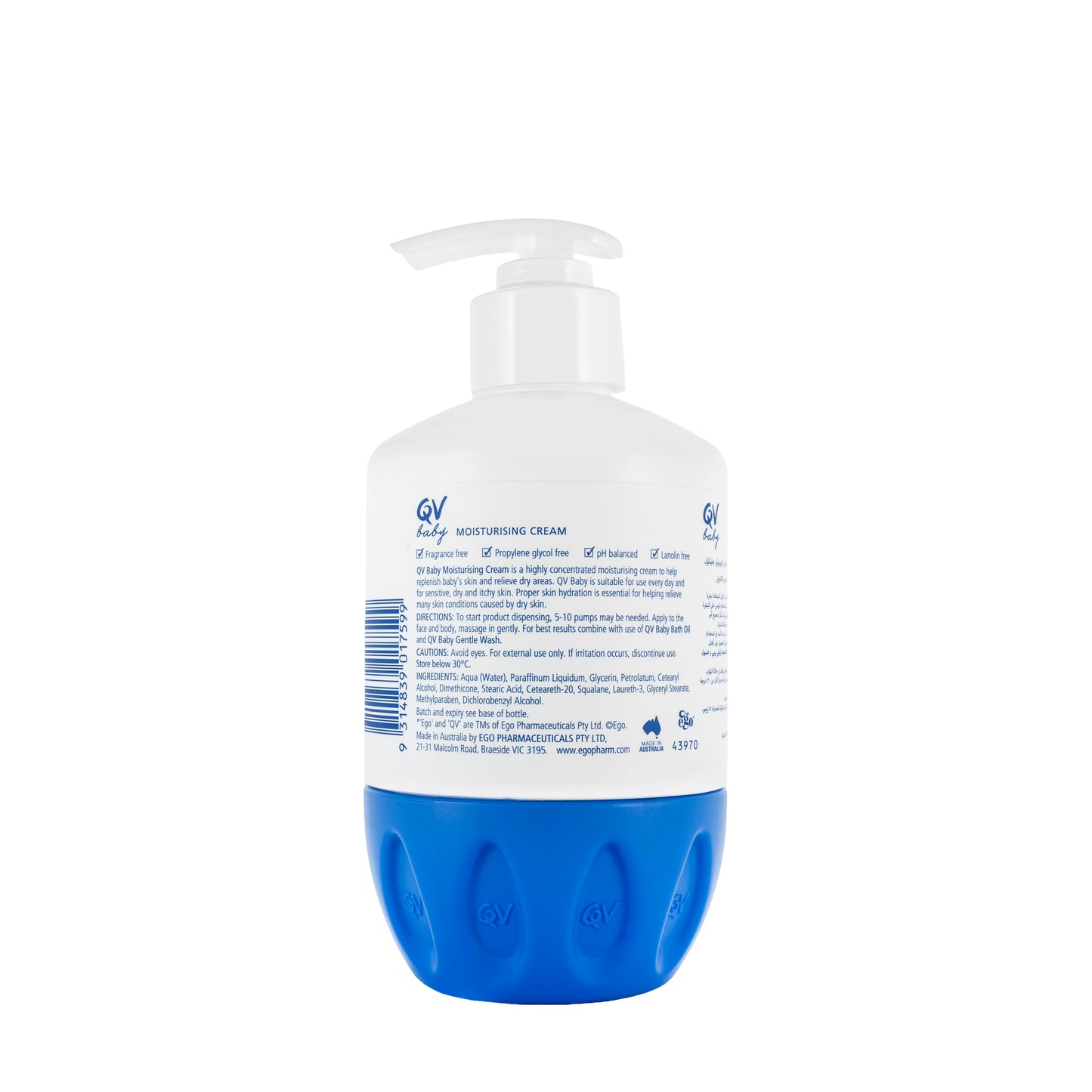 QV Baby Moisturising Cream Pump 250 gm