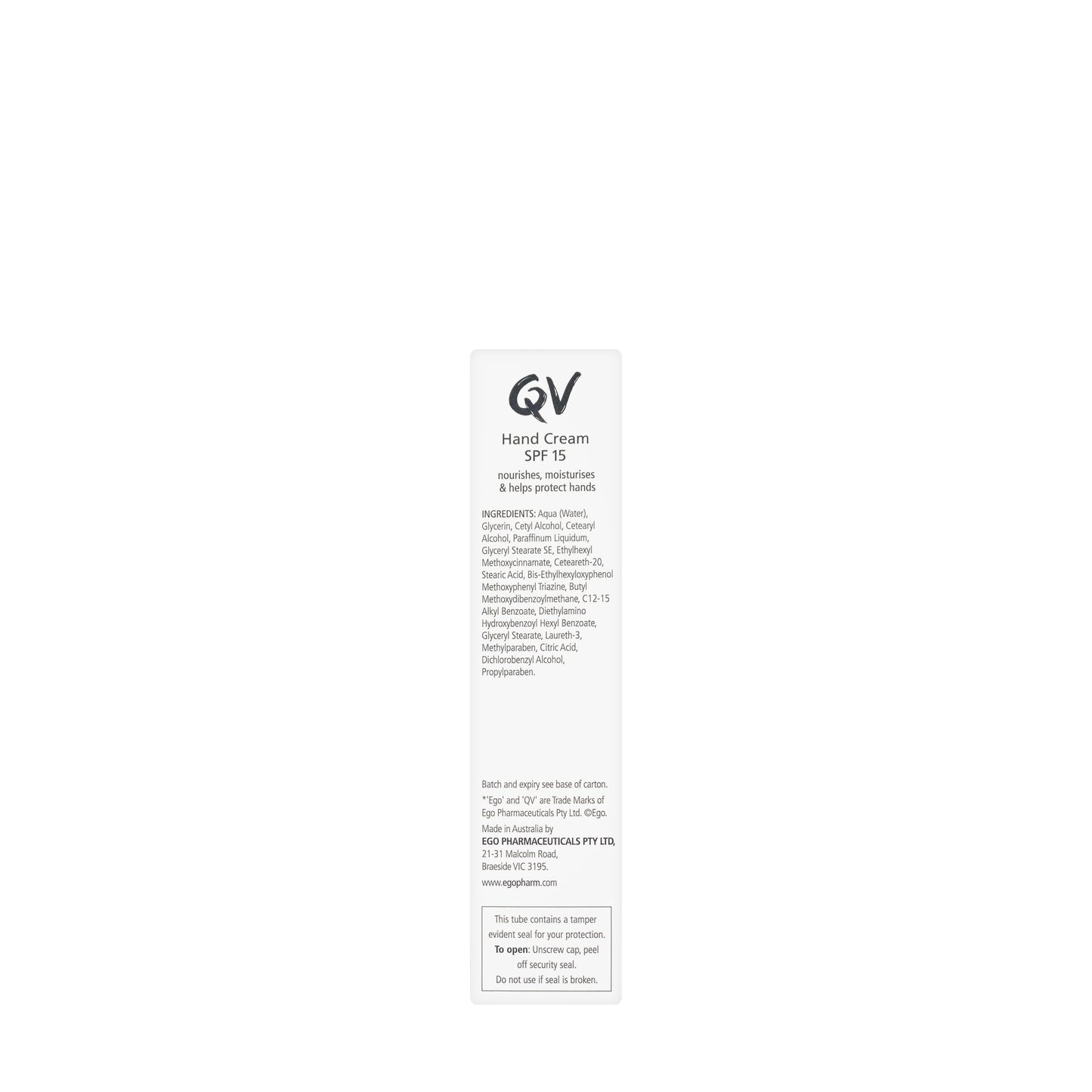 QV Hand Cream Spf 15+ 50 gm