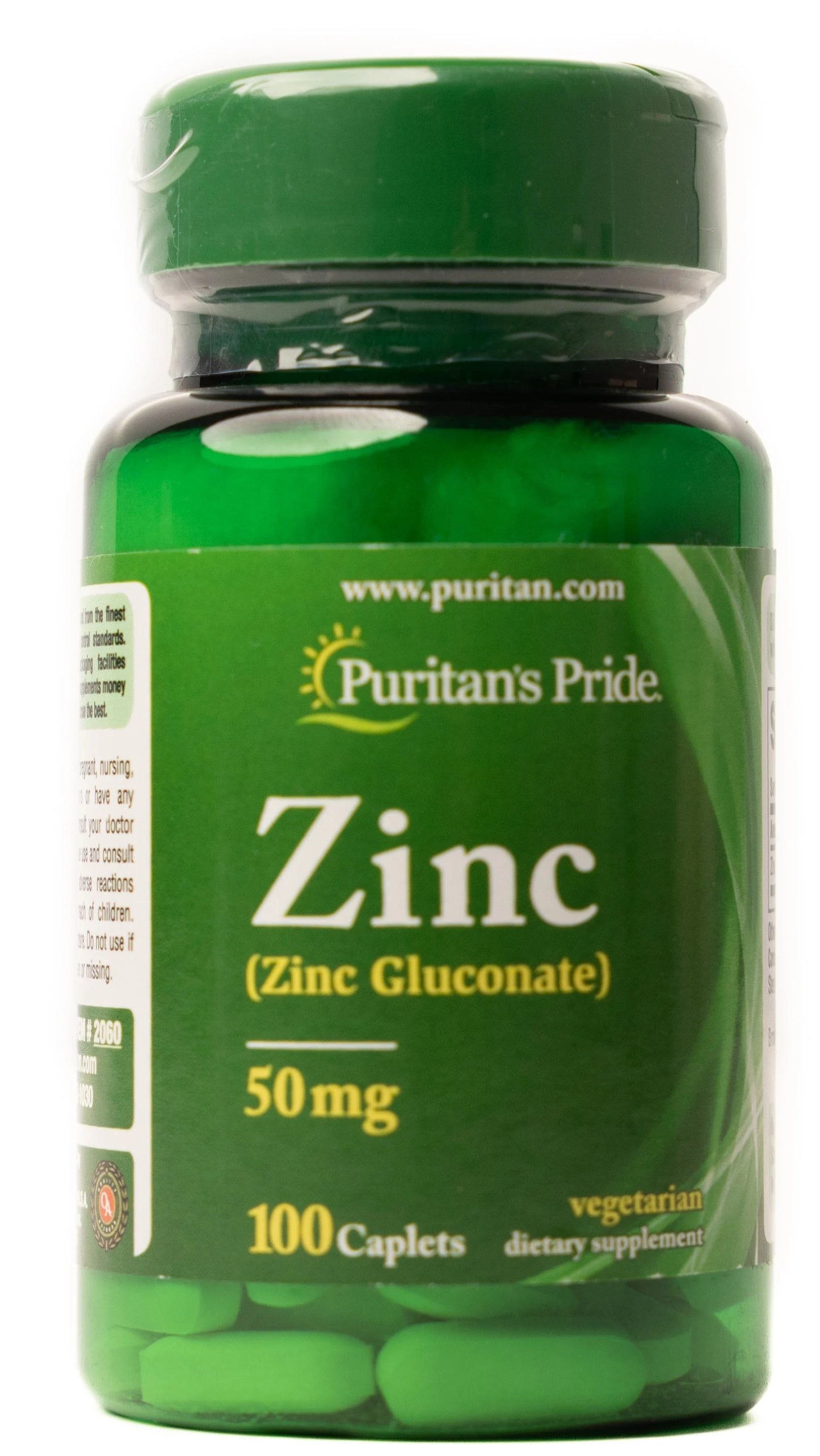 Puritan's Pride Zinc 50 mg 100 Tablets