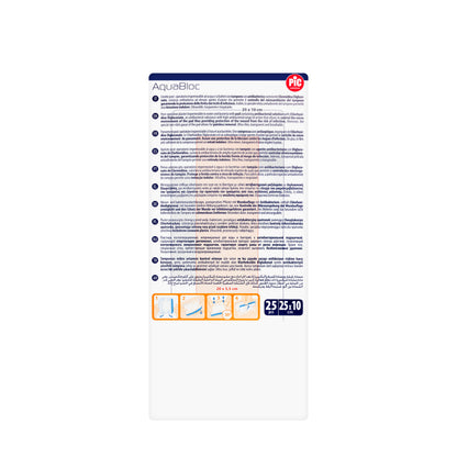Pic Solution AquaBloc waterproof Plaster with antibacterial 25X10 Cm 25 Pieces