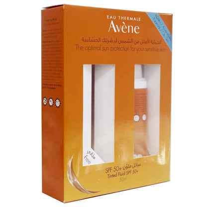 Avène Spf 50+ Very High Protection Tinted Fluid 50 Ml 1+1 Offer Pack