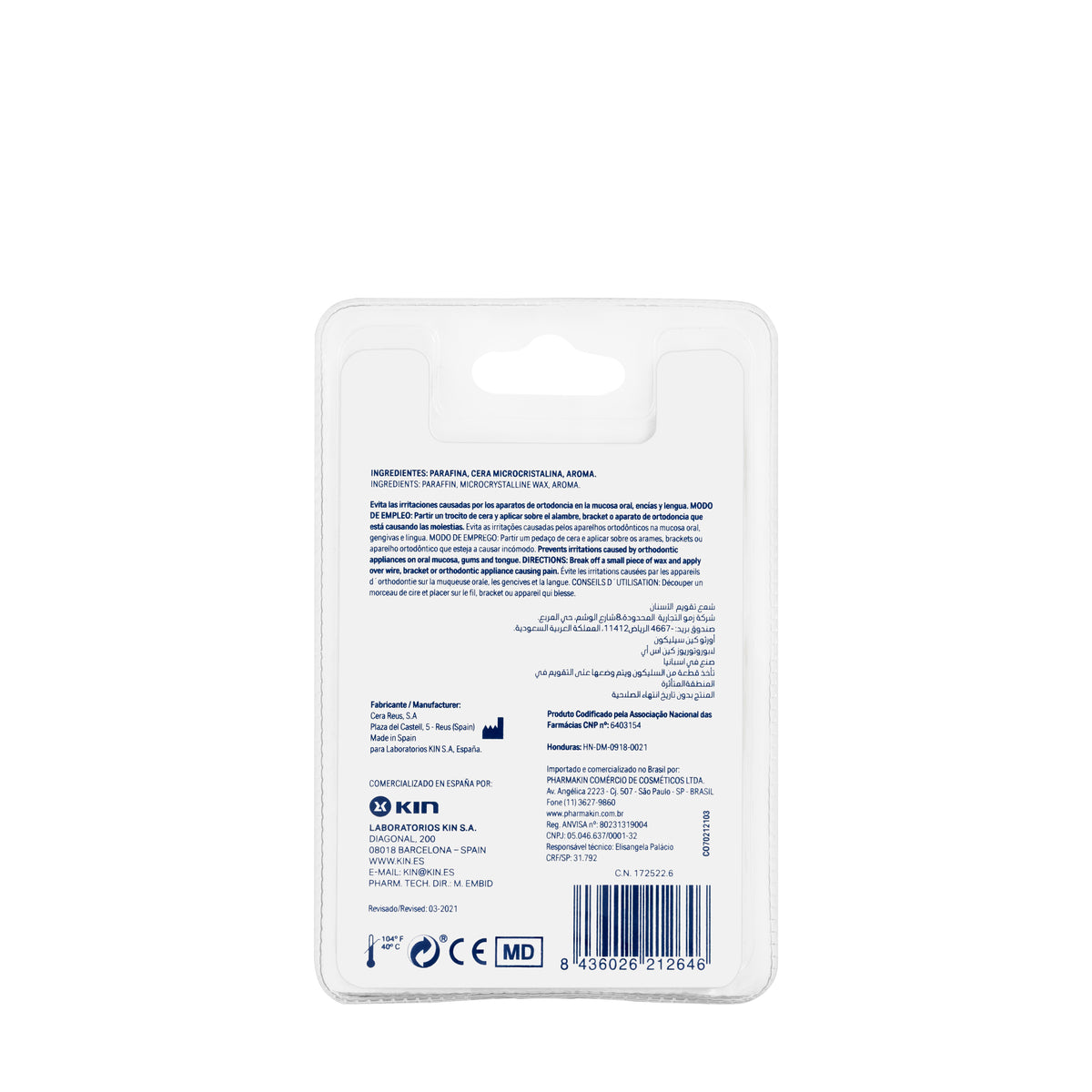 Kin Orthodentic Wax Mint