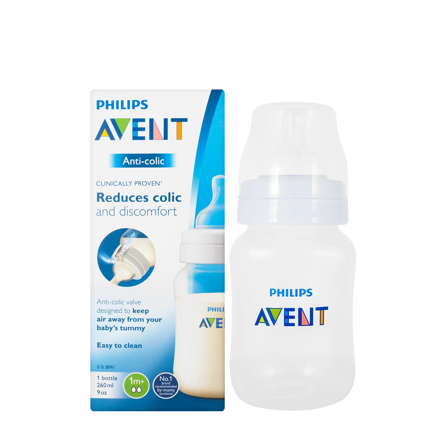 Avent [446] Anti Colic Bottle 1M+ 260 ML