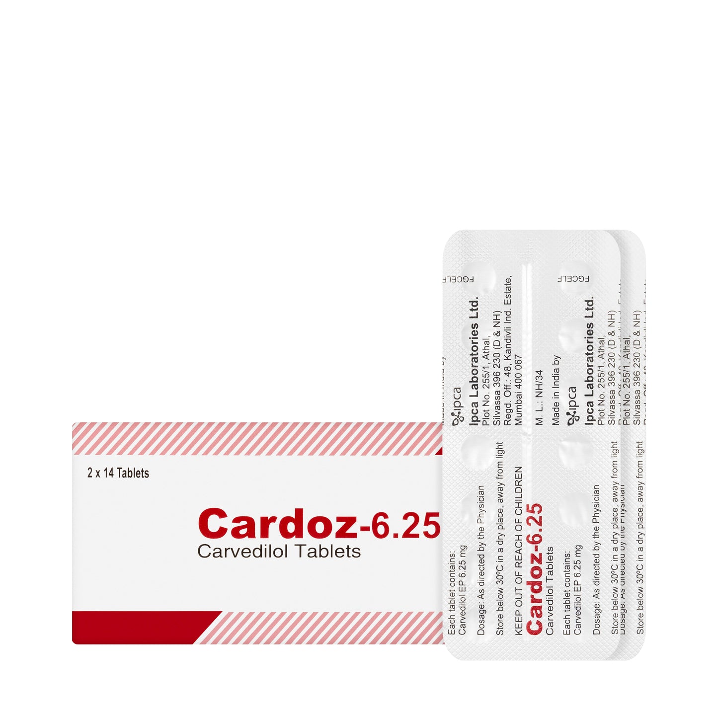 Cardoz 6.25Mg 28Tablets