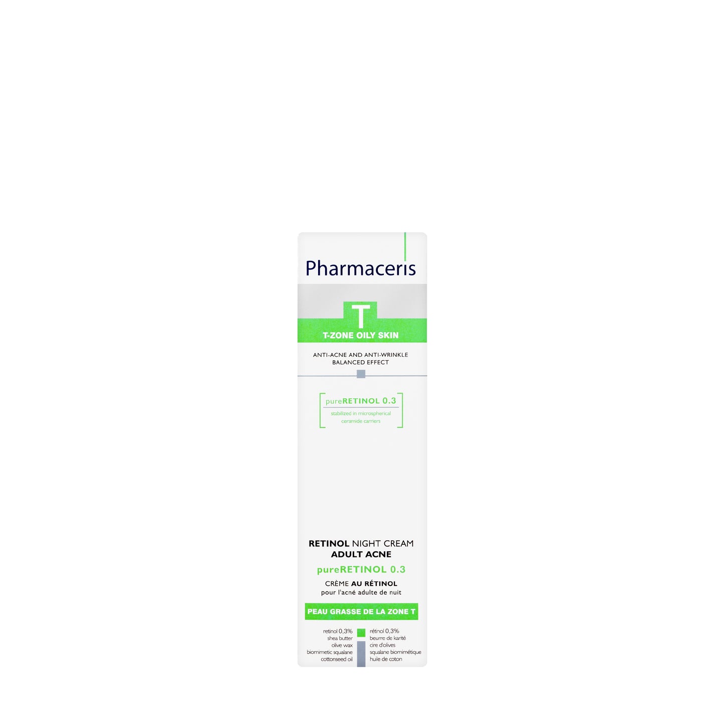 Pharmaceris T Retinol 0.3 Night Cream for Adult Acne 40 Ml