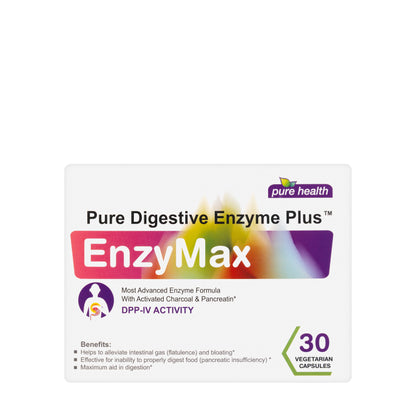Pure Health Enzymax Pure Digestive Enzyme Plus 30 Capsules