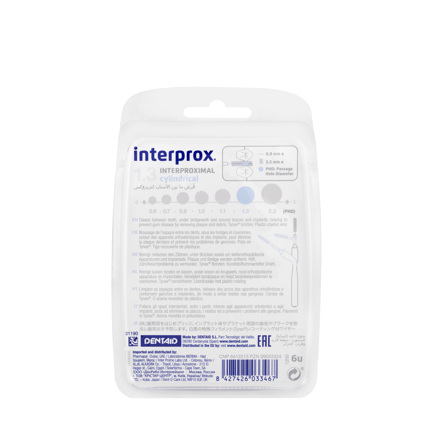 Dentaid Interprox Cylindrical 1.3mm