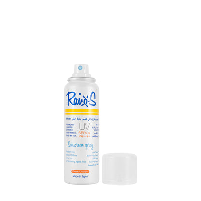Raios Sunscreen [Fresh Orange] UV Spf50+ Spray 70 ml