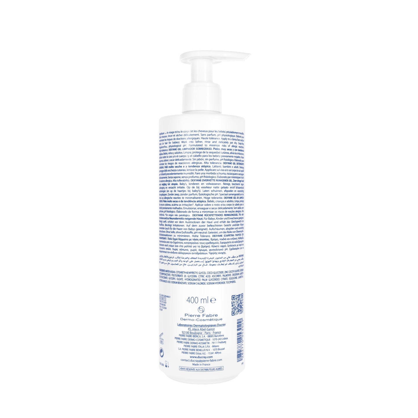 Ducray Dexyane Ultra Rich Cleansing Gel 400 Ml