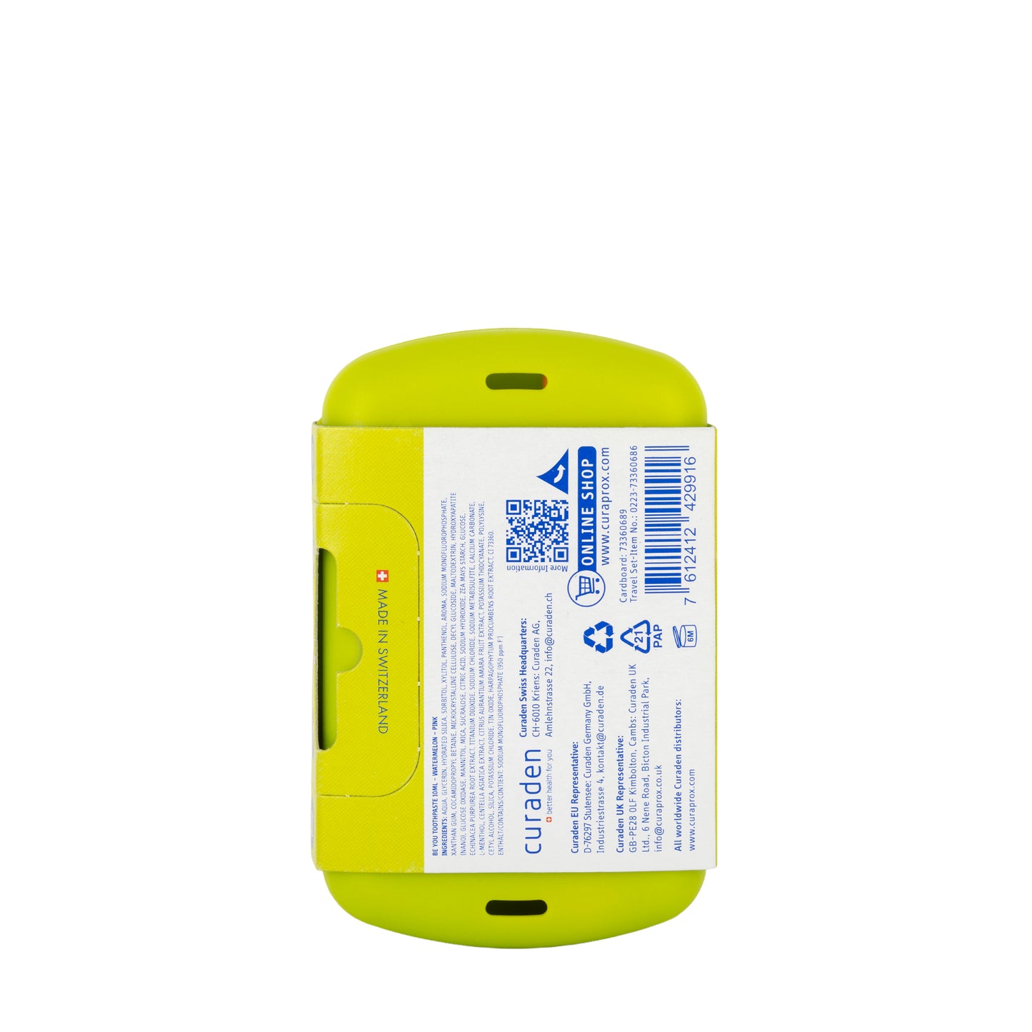 كيورابروكس ترافل سيت [0919] + بي يو معجون أسنان 10 مل