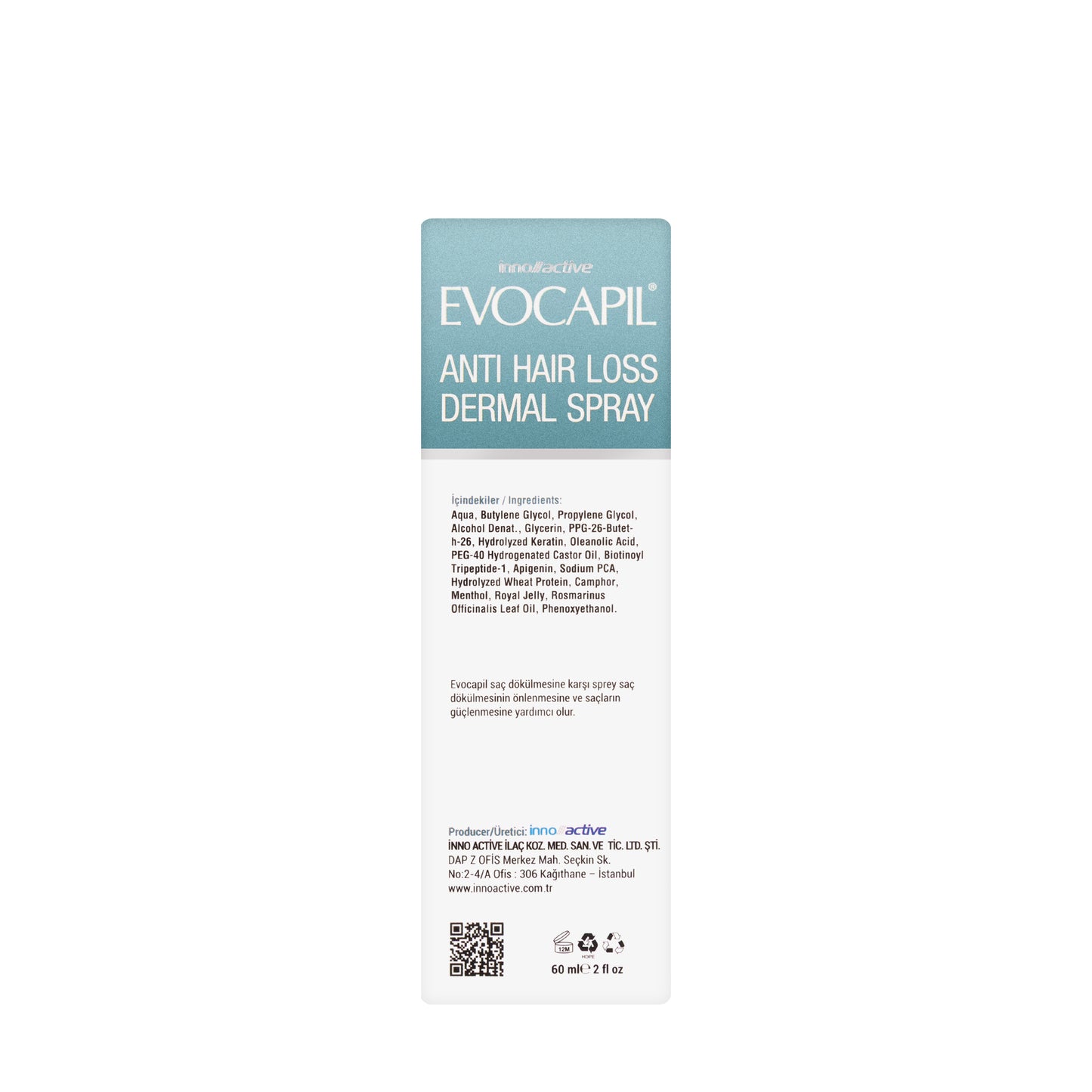 Evocapil Anti Hair Loss Dermal Spray 60 Ml