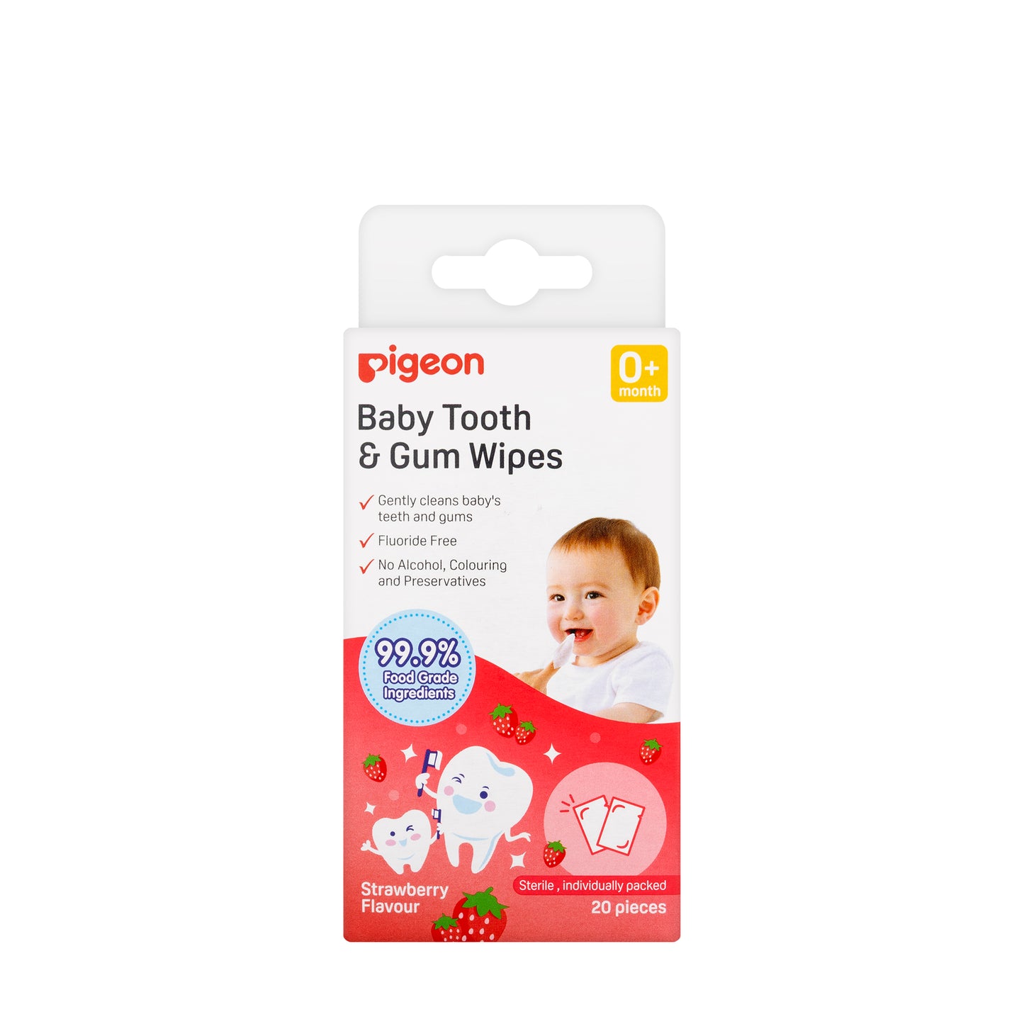 Pigeon Baby Tooth & Gum 0+ Months 20 Pieces